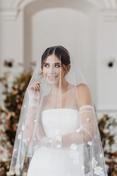 Blusher veil discount