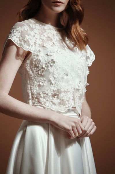 Sample Sale) Daisy Lace Top - Size 4