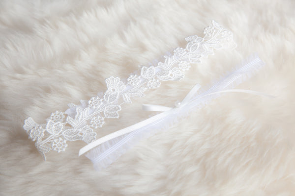 Flower Wreath with Ribbon — SOMETHING BLUE available